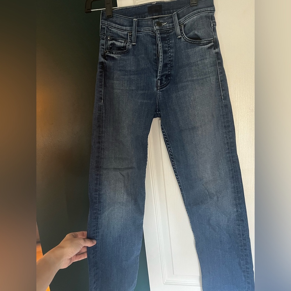 Mother ankle flare jeans